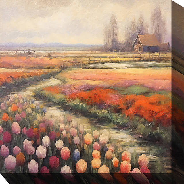 88227-24 TULIP FIELD 24x24