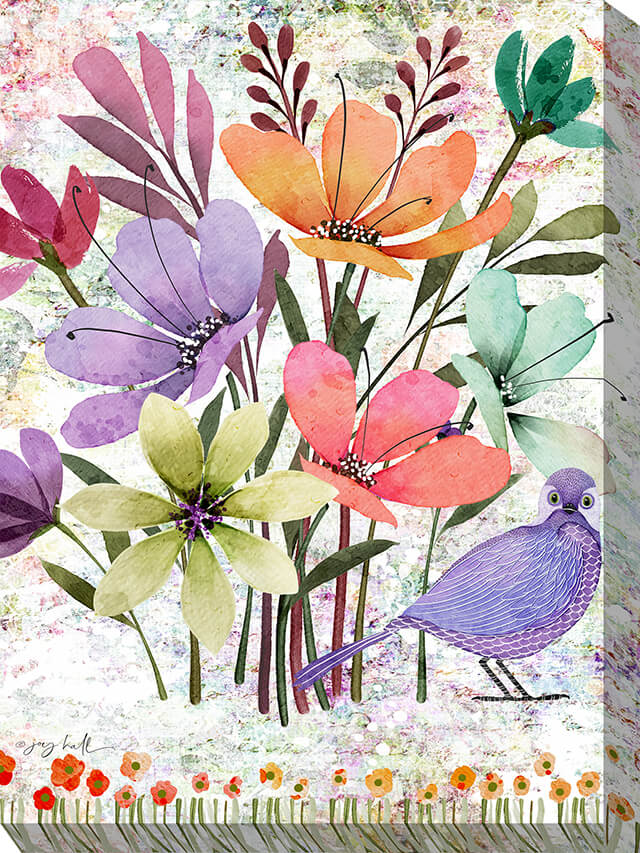 OU-83050 PURPLE PETAL PEEPER 30x40