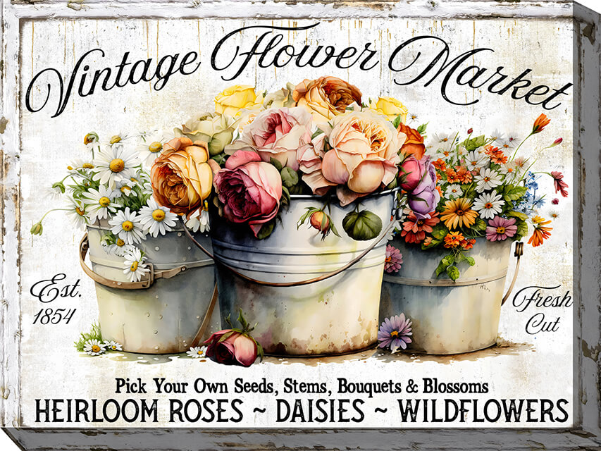 OU-89352 VINTAGE MARKET 40x30