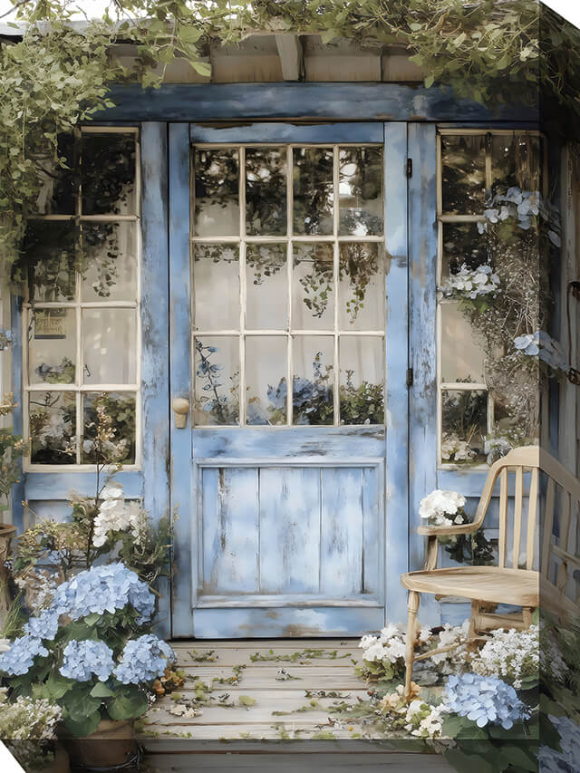 OU-89357 BLUE BUNGALOW 30x40