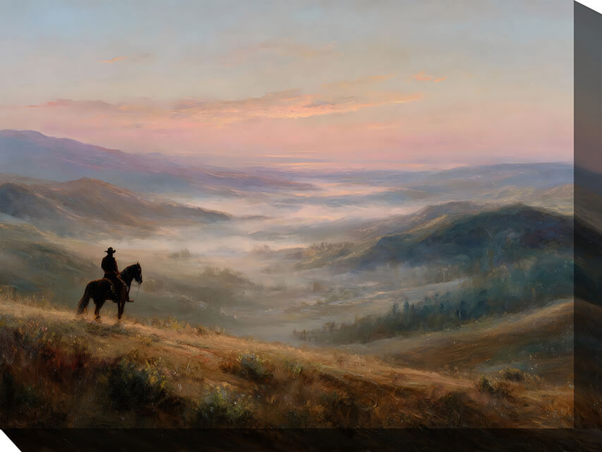 OU-89362 LONE RIDER 40x30